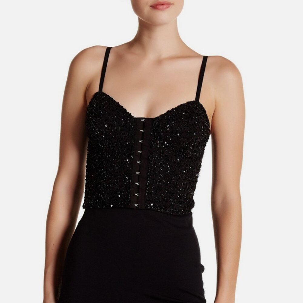 Haute Hippie Sequin Bustier